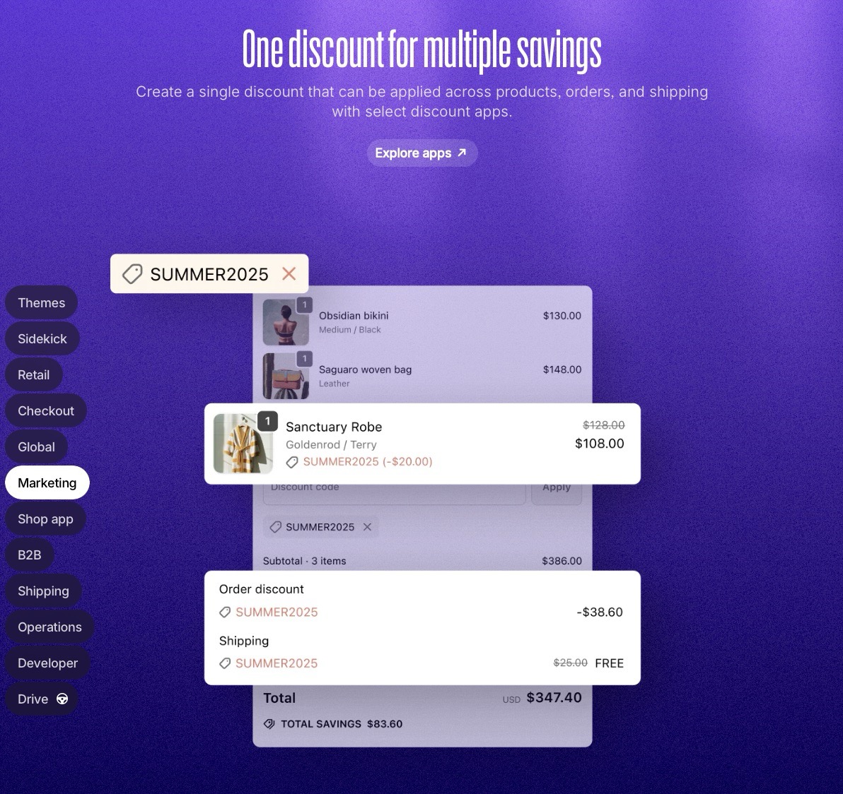 one discount, multiple savings