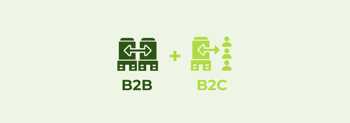 B2B a B2C e-shop